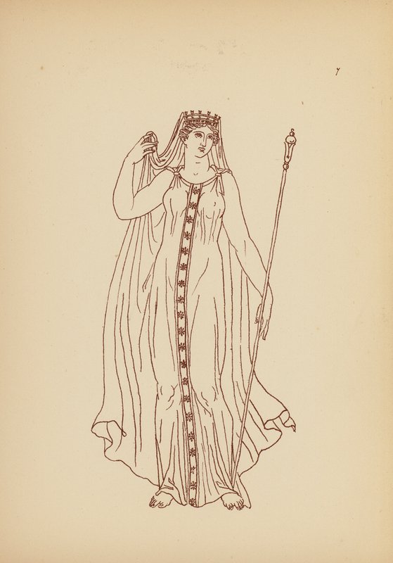 Antikes griechisches Frauenkostüm von John Moyr Smith