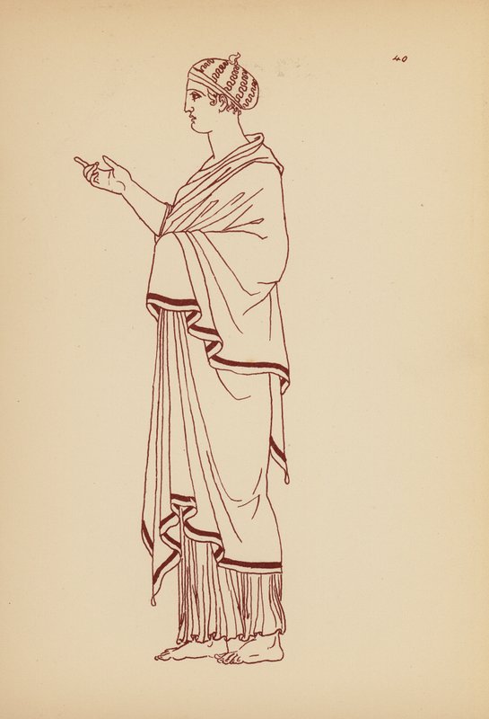Antikes griechisches Frauenkostüm von John Moyr Smith