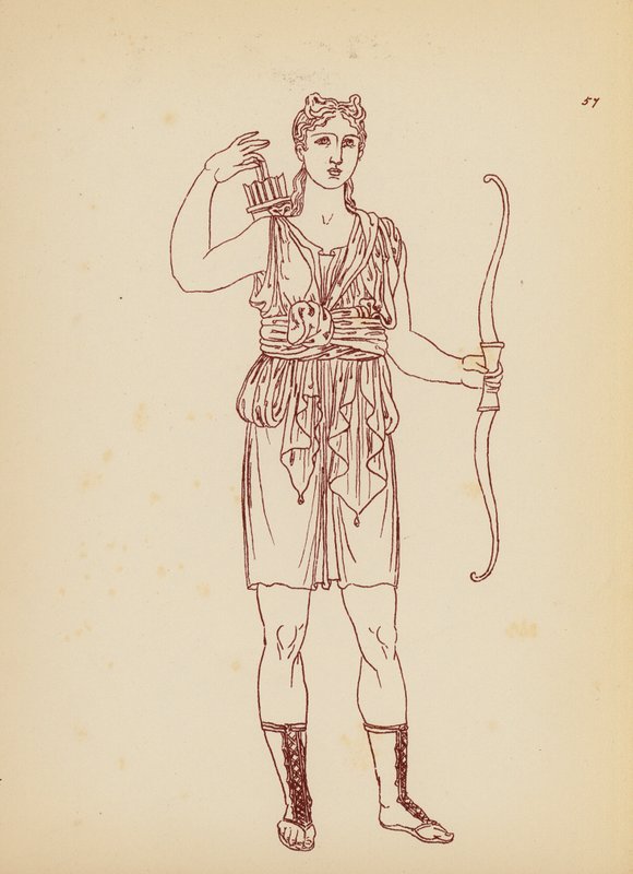 Antikes griechisches Frauenkostüm von John Moyr Smith