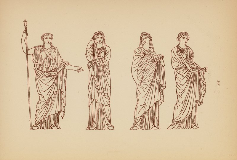 Antikes griechisches Frauenkostüm von John Moyr Smith