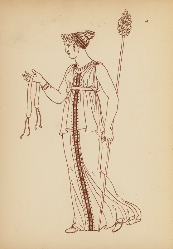 Antikes griechisches Frauenkostüm von John Moyr Smith