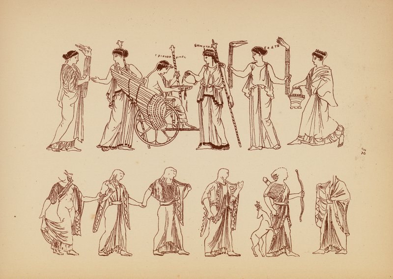 Antikes griechisches Frauenkostüm von John Moyr Smith