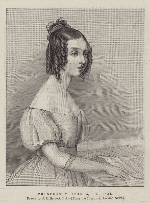 Prinzessin Victoria, 1834 von John Rogers Herbert