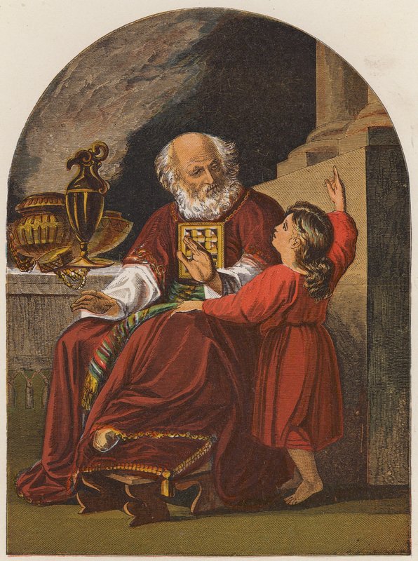 Samuel und Eli (Farblithografie) von John Singleton (after) Copley