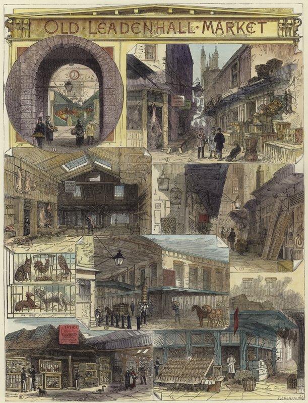 Alter Leadenhall-Markt von John Sulman