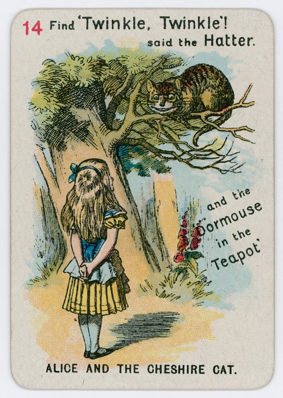 Alice und die Grinsekatze von John Tenniel