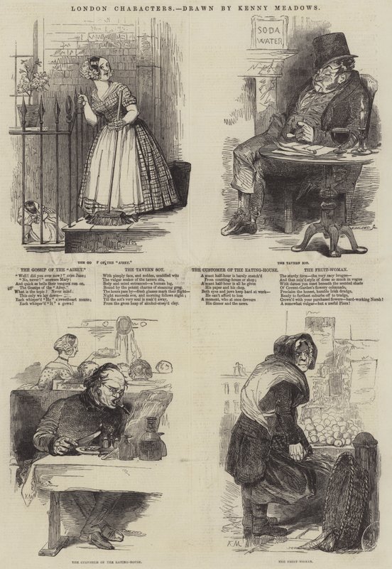 Londoner Charaktere von Joseph Kenny Meadows
