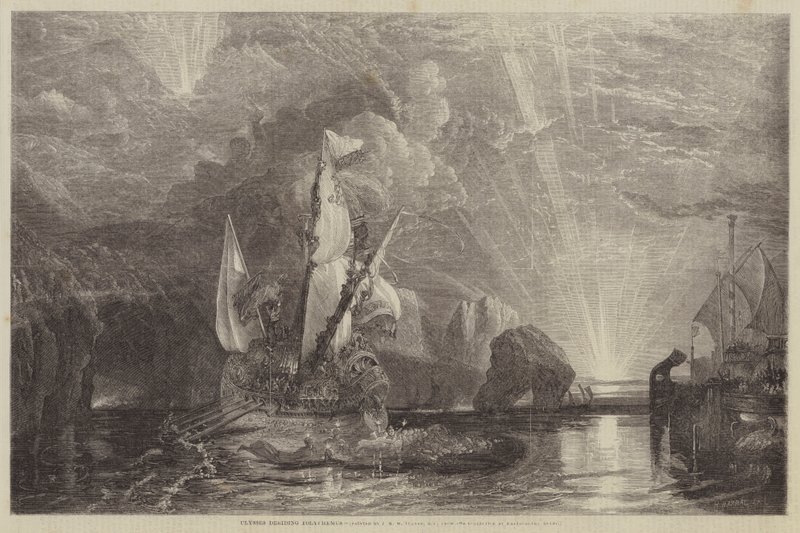 Odysseus verspottet Polyphemus von Joseph Mallord William Turner