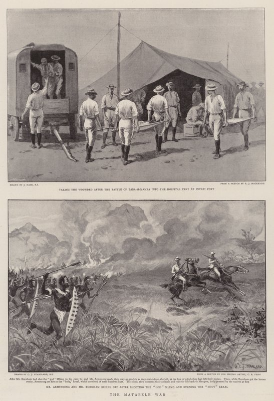 Der Matabele-Krieg von Joseph Nash