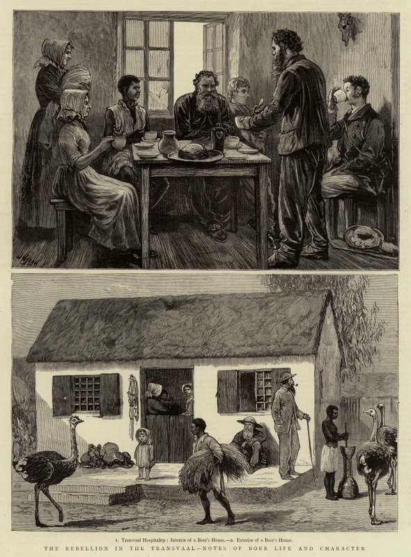 Die Rebellion im Transvaal, Notizen über das Leben und den Charakter der Buren von Joseph Nash