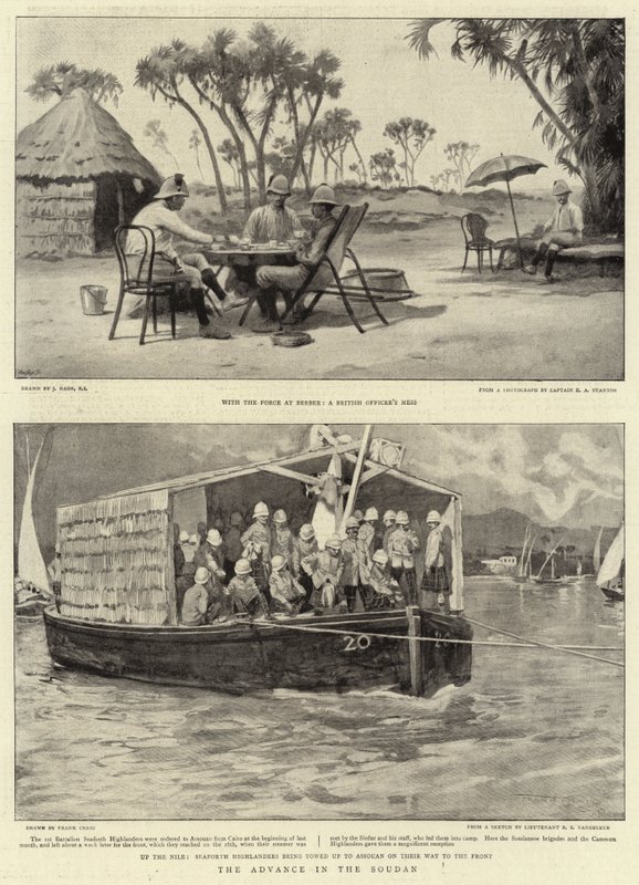 Der Vormarsch im Sudan von Joseph Nash