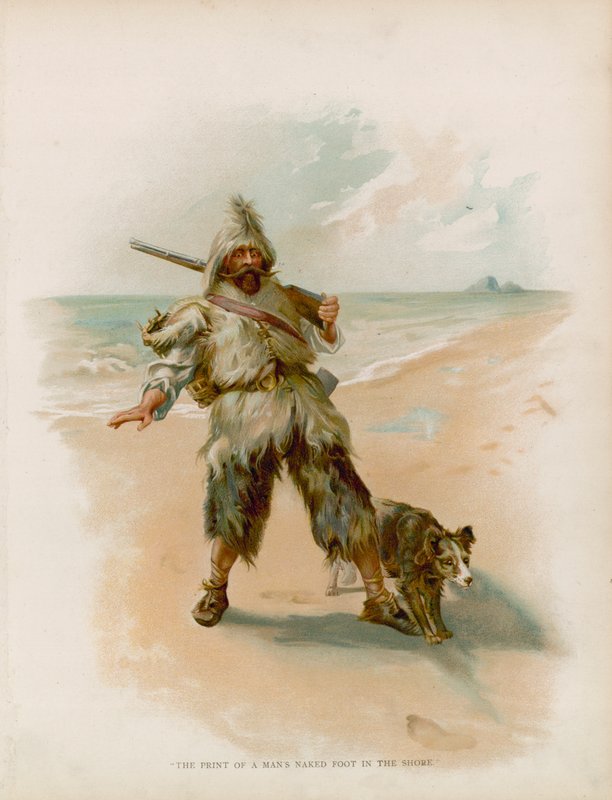 Illustration für Robinson Crusoe von Joseph Finnemore