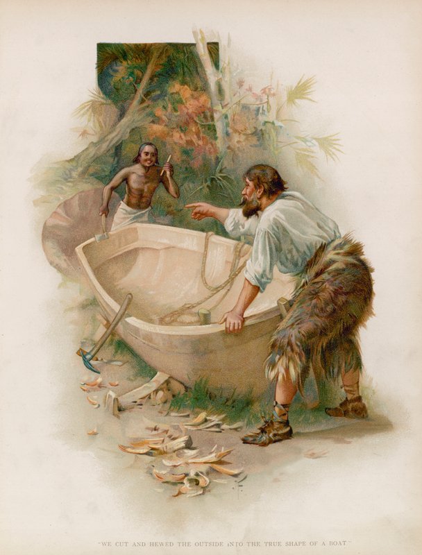 Illustration für Robinson Crusoe von Joseph Finnemore