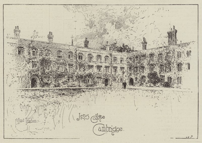Jesus College, Cambridge von Joseph Holland Tringham