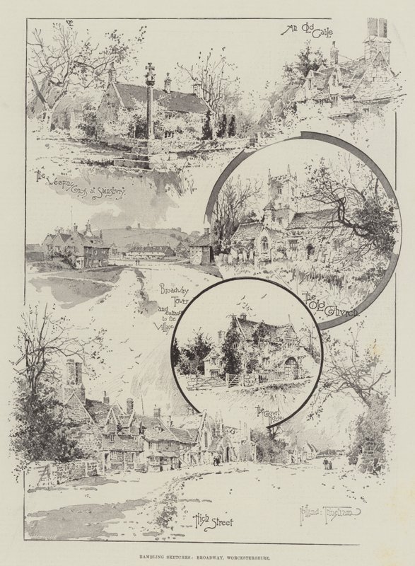 Streifzüge, Broadway, Worcestershire von Joseph Holland Tringham