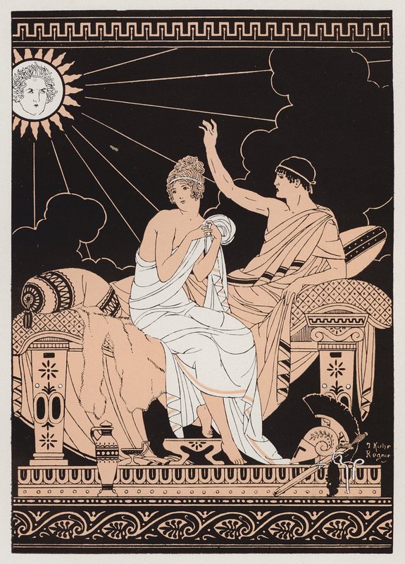 Aphrodite und Eros von Joseph Kuhn Regnier