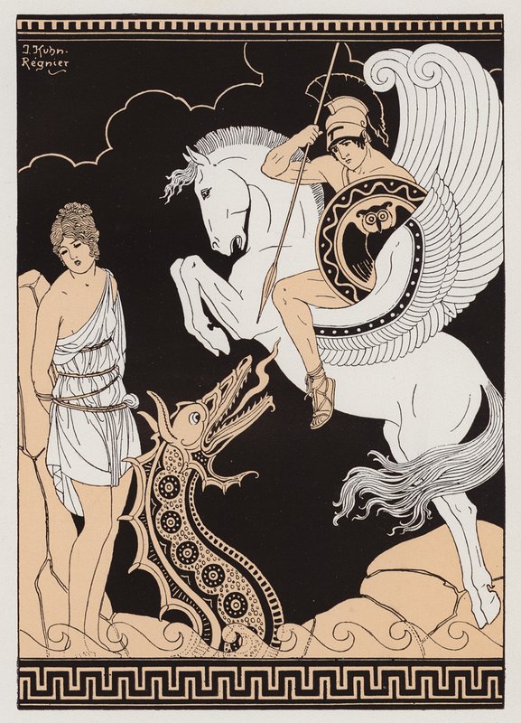 Perseus und Andromeda von Joseph Kuhn Regnier