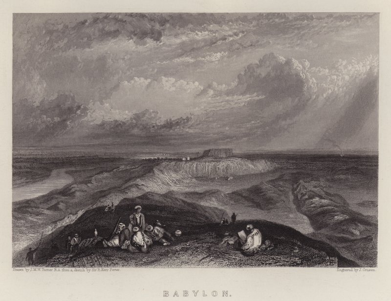 Babylon von Joseph Mallord William (after) Turner