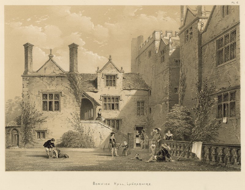 Borwick Hall, Lancashire von Joseph Nash