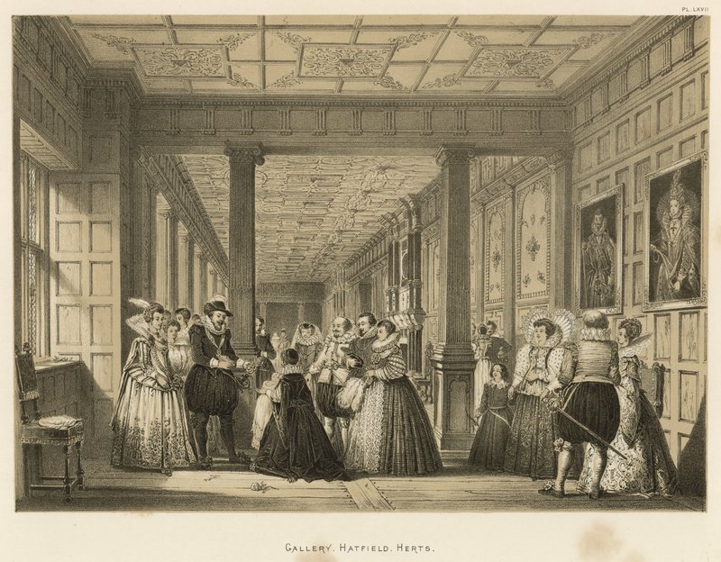 Galerie, Hatfield, Herts von Joseph Nash