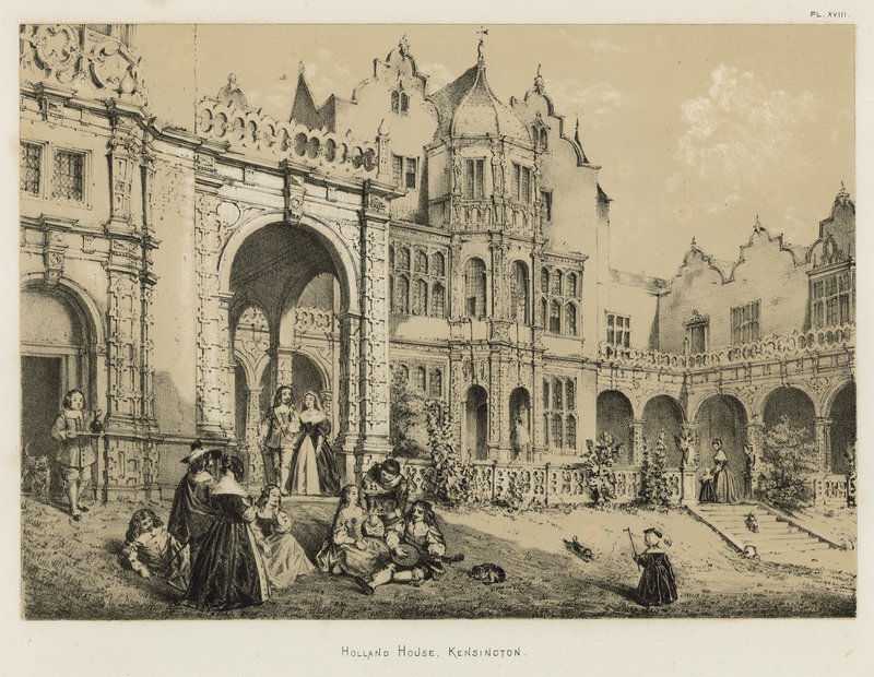 Holland House, Kensington von Joseph Nash