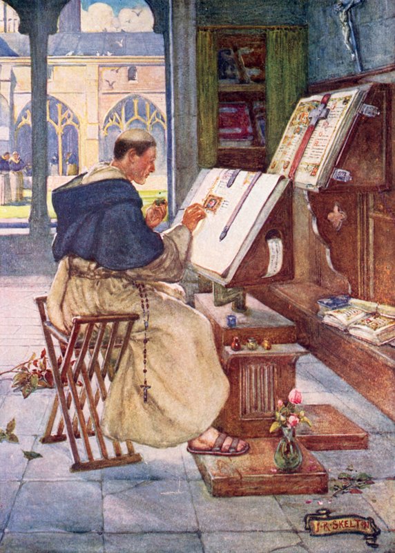 Mittelalterlicher Schreiber von Joseph Ratcliffe Skelton