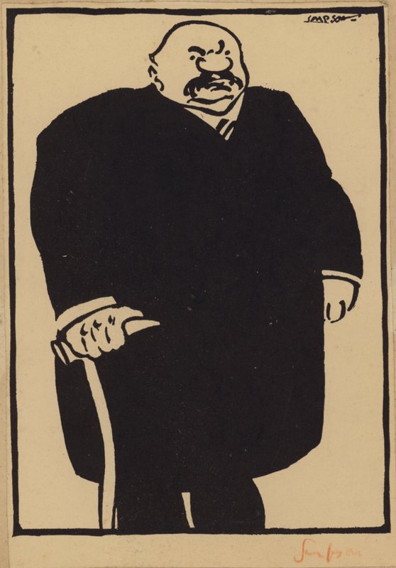 J. Pierpont Morgan (Lithografie) von Joseph Simpson