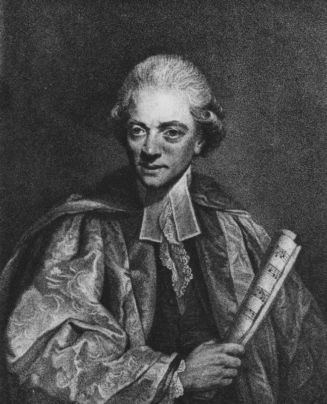 Dr. Charles Burney (Lithografie) von Joshua (after) Reynolds