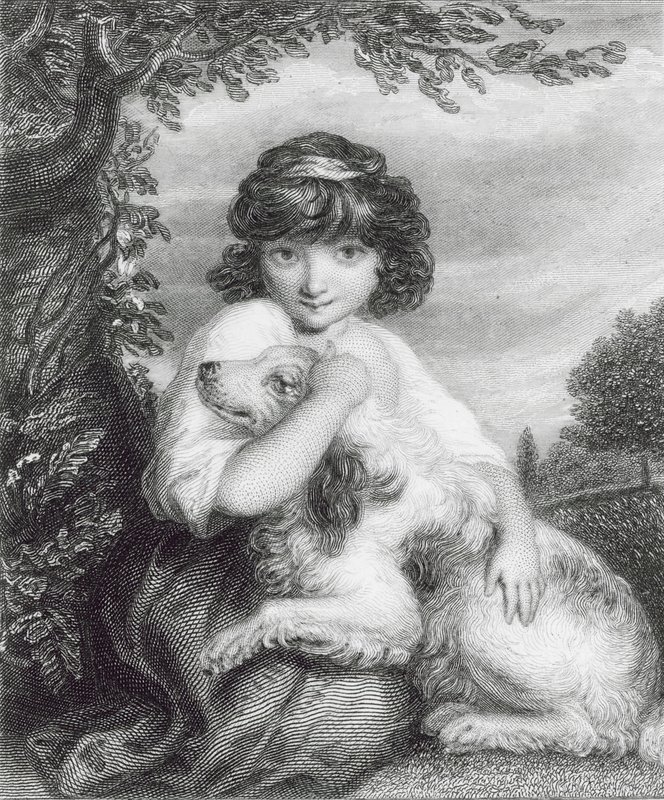 Liebe mich, liebe meinen Hund von Joshua (after) Reynolds
