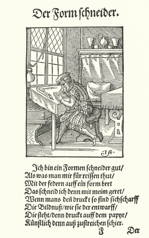 Der Graveur von Jost (after) Amman