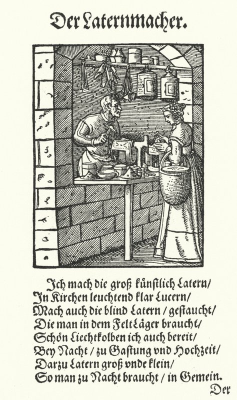 Der Laternenmacher von Jost (after) Amman