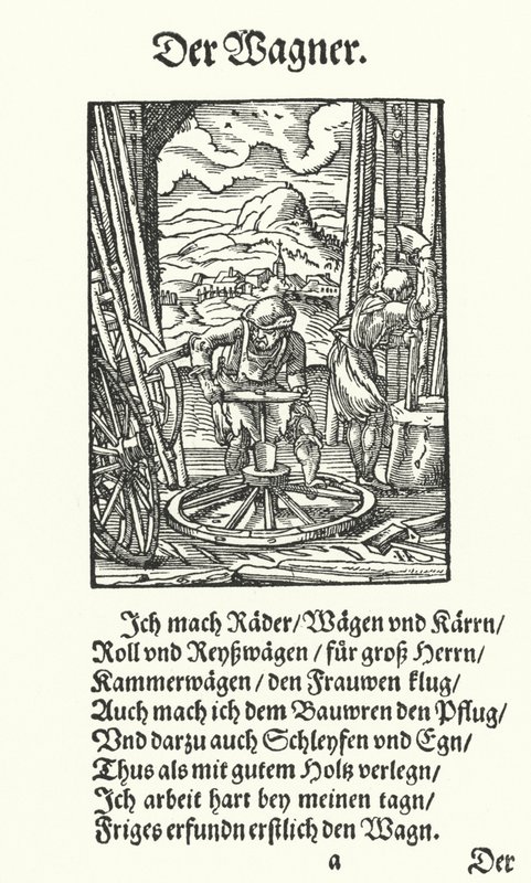 Der Radmacher von Jost (after) Amman