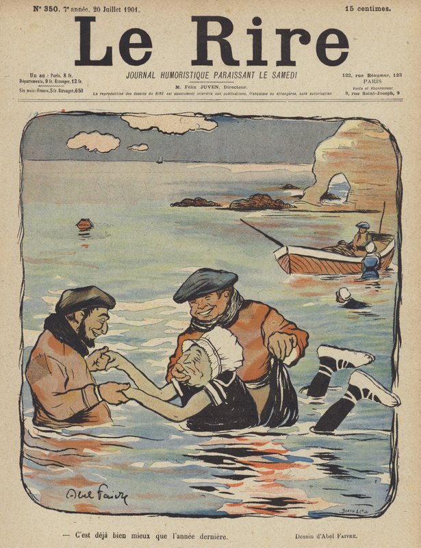 Illustration für Le Rire von Jules Abel Faivre