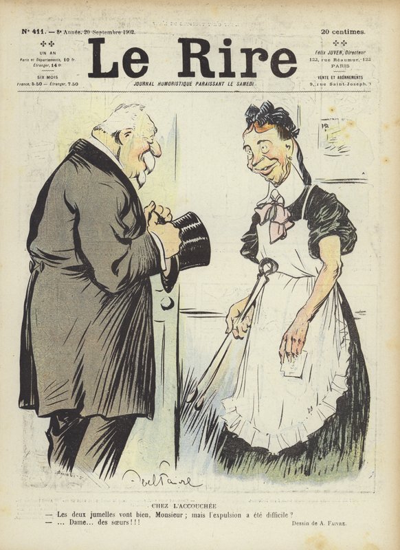 Illustration für Le Rire von Jules Abel Faivre