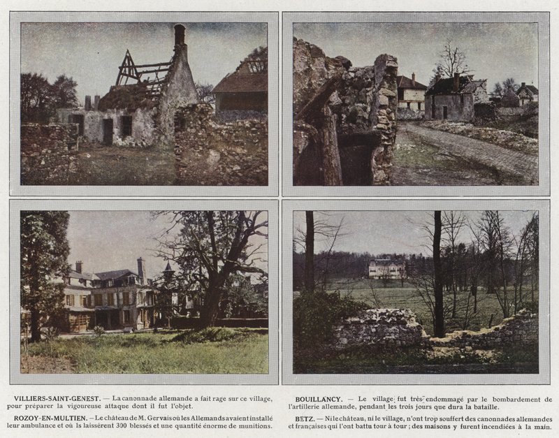 Villiers-Saint-Genest, Bouillancy, Rozoy-en-Multien, Betz von Jules Gervais Courtellemont