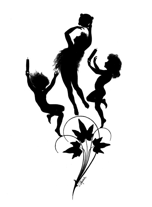 Illustration für Göttliche Jugend von Karl Wilhelm Diefenbach
