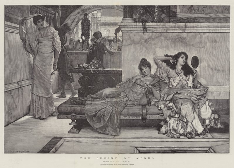 Das Heiligtum der Venus von Lawrence Alma Tadema