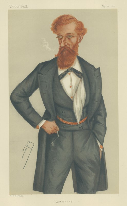 Lord James Lindsay (Farblithografie) von Leslie Matthew Ward