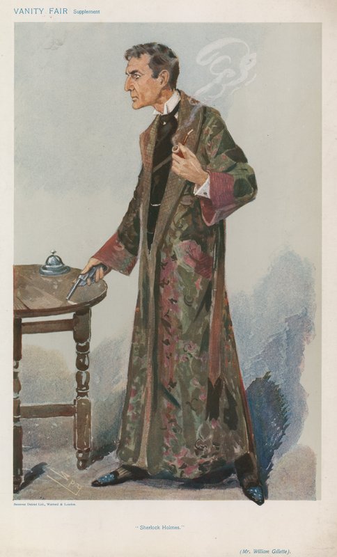 Herr William Gillette von Leslie Matthew Ward