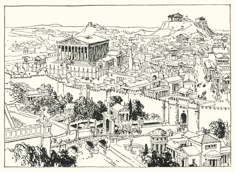 Die Stadt Athen von Linden Miller