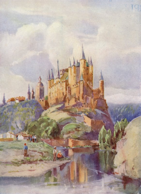 Der Alcázar, Segovia von Louis Burleigh Bruhl