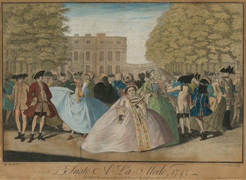 Geschmack à la mode, 1745 von Louis Philippe Boitard
