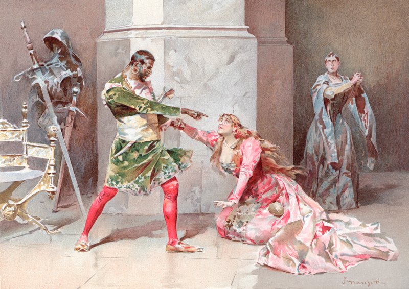 Illustration zu Shakespeares Othello von Ludovico Marchetti