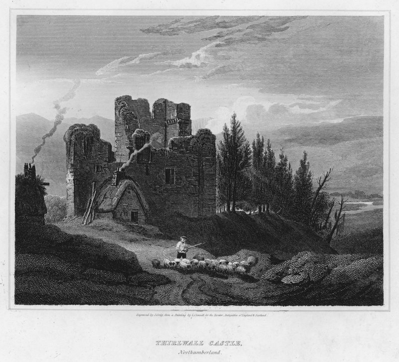 Thirlwall Castle, Northumberland von Luke (after) Clennell