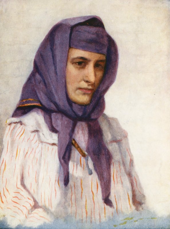Maronitisches Mädchen aus dem Libanon von Margaret Thomas