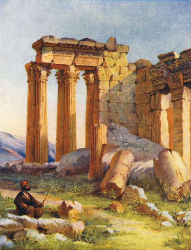 Der Kleine Tempel, Baalbek von Margaret Thomas