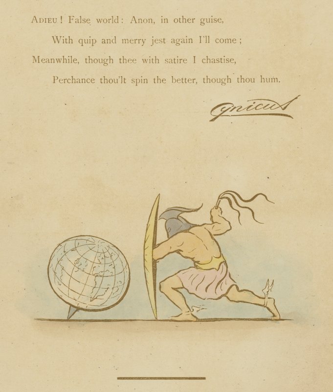 Seite aus Die Satiren des Cynicus von Martin Cynicus Anderson