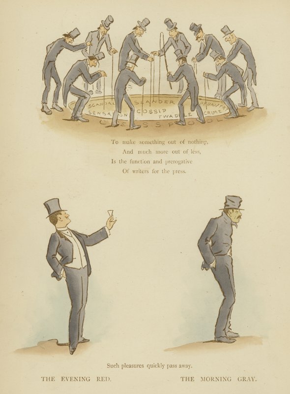 Seite aus Die Satiren von Cynicus von Martin Cynicus Anderson
