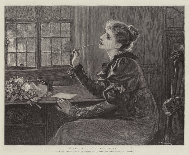 Das Mädchen, das ich zurückgelassen habe von Mary Ellen Edwards