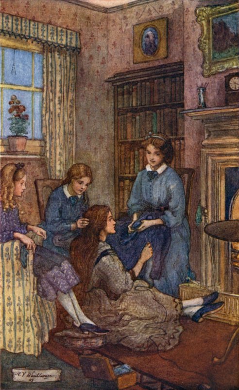 Illustration für Little Women von Mary V. Wheelhouse